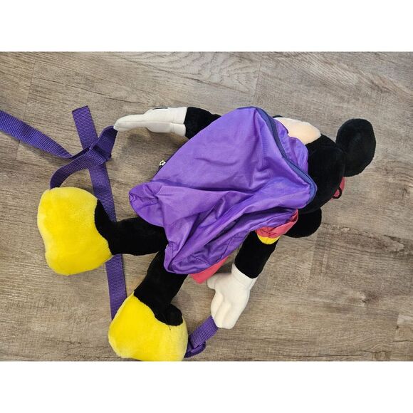 Vintage 90'S Huggable Wearable Minnie Mouse Plush Pyramid Handbags 20" RARE - Picture 4 of 6